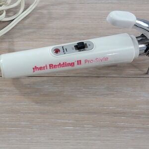 Jheri Redding II Pro-Style 3/4 Inch Curling Iron White Silver JRK2765BC Vintage